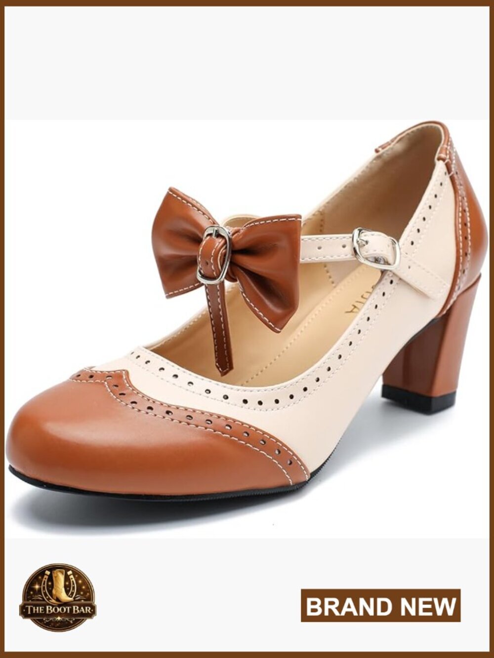 Chunky Heel Mary Janes Bow Ankle Strap Vintage Oxfords Pumps Kawaii Dress Shoes
